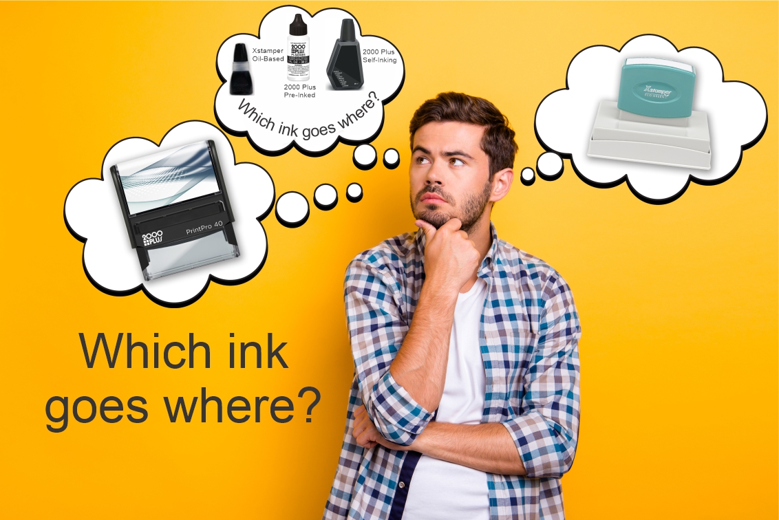 Which ink goes where